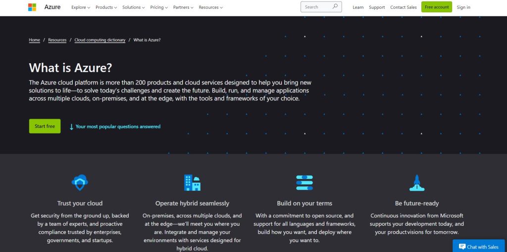 Azure Web Hosting Review