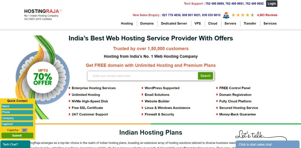 Best Hosting Providers in India