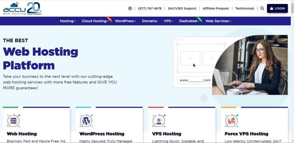 AccuWeb Hosting - Best for VPS Hosting Solutions