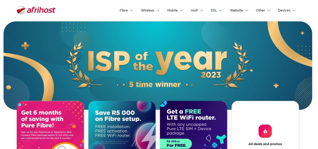 AfriHost - Reliable Hosting Services with Best Customer Support