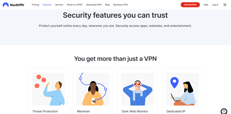 NordVPN Core Features