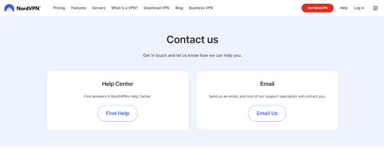 NordVPN's Customer Support