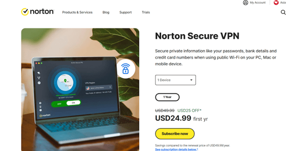 Norton SecureVPN Review 