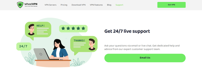 WheelVPN Customer Support
